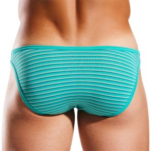 Cocksox Striped Modal Brief CX01MD Sequoia
