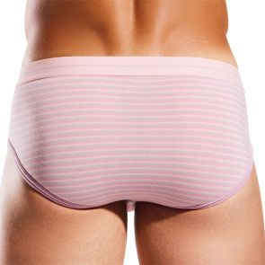 Cocksox Striped Modal Sports Brief CX76MD Aurora