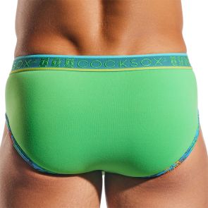 Cocksox Sports Brief CX76N Palm Leaf