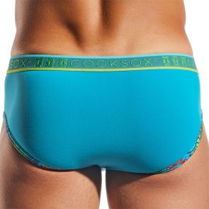 Cocksox Sports Brief CX76N Sea Breeze