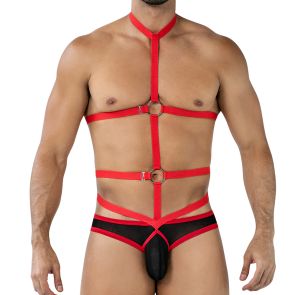 CUT4MEN RAVAGE Daring Harness Halter C4MRAV114 Red