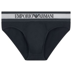 Emporio Armani Stretch Cotton Jersey Brief EM000229 Black