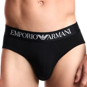 Emporio Armani Stretch Jersey Brief EM000230 Black