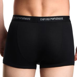 Emporio Armani Stretch Jersey Boxer Briefs 3-Pack EM000259 Black