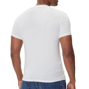 Emporio Armani Loungewear Fitted V-Neck T-Shirt EM000380 White