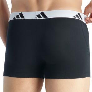 adidas Sportswear Active Flex Cotton Trunk 3-Pack 4AM002 Black/White Band