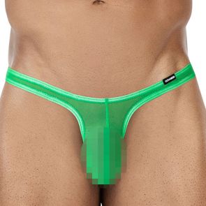 CUT4MEN GLOW Micro Mesh Thong C4MSPX11 Green