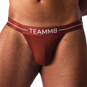 TEAMM8 Icon Jockstrap TU-JKICN Cocoa