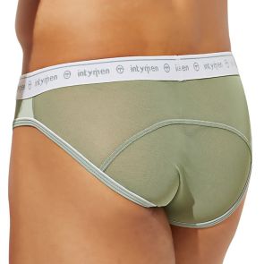 Intymen Linea See Through Back Brief INJ086 Green