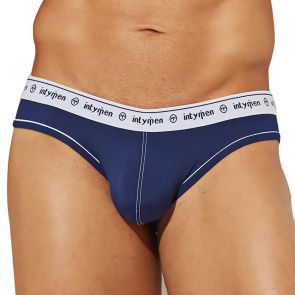 Intymen Linea See Through Back Brief INJ086 Navy