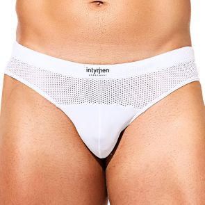 Intymen Shadow Mesh Brief INJ111 White