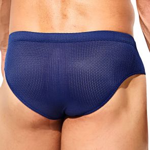 Intymen Shadow Mesh Brief INJ111 Navy