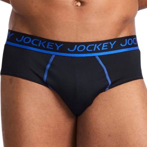 Jockey Men's Performance Dry Mesh Brief JCMU122 Black