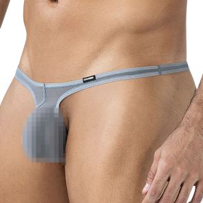 CUT4MEN SP4NDEX Breeze Bulge Micro Thong C4MSPXBUL03 Mesh Grey