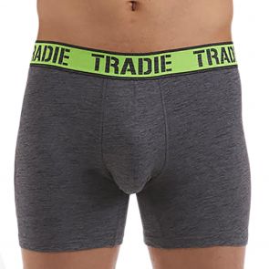 Tradie No Bounce Mens Trunk MJ3942SK Grey