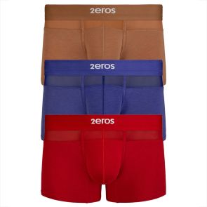 2EROS Morpheus 3 Pack Trunk U32101LYC Red/Purple/Brown