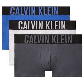Calvin Klein Intense Power Cotton Trunks 3-Pack NB3608 Turbulence/White/Iris Bliss