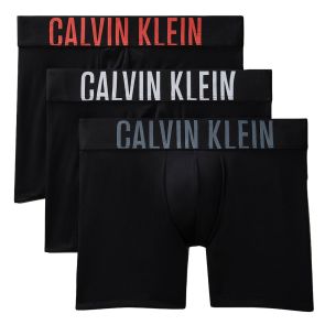 Calvin Klein Intense Power Micro  Boxer Briefs 3-Pack NB3612 Black/Red/White/Grey
