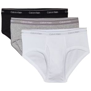 Calvin Klein Cotton Classics Briefs 3-Pack NB3998 Black/Grey Heather/White