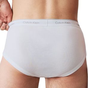 Calvin Klein Cotton Classics Briefs 3-Pack NB3998 Black/Grey Heather/White
