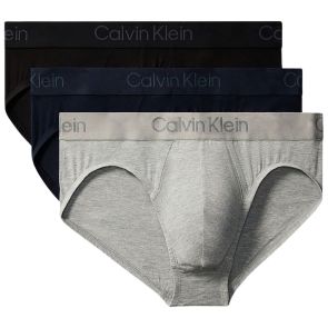 Calvin Klein Ultra Soft Modal 3-Pack Hip Brief NB4191 Black/Navy/Grey