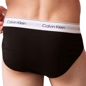 Calvin Klein Icon Cotton Stretch Briefs 3-Pack NB4388 Black/White/Grey Heather