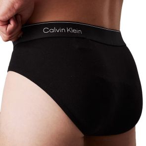 Calvin Klein Icon Cotton Stretch Briefs 3-Pack NB4388 Black/Glacier/Blue Bell