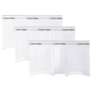 Calvin Klein Icon Cotton Stretch Low Rise Trunks 3-Pack NB4389 White