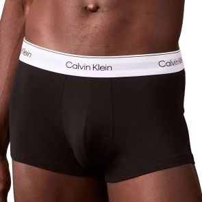 Calvin Klein Icon Cotton Stretch Low Rise Trunks 3-Pack NB4389 Black