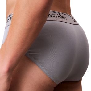 Calvin Klein Microfibre Stretch Hip Brief 3-Pack NB4408 Red/Grey/Black