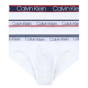 Calvin Klein Cotton Stretch Hip Brief 3-Pack NP2311O White