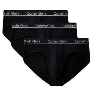 Calvin Klein Micro Plus Hipster Briefs 3-Pack NP2751O Black
