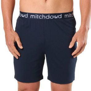 Mitch Dowd Soft Bamboo Knit Sleep Short R295S Navy