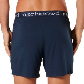 Mitch Dowd Bamboo Loose Knit Boxer Shorts R304 Navy