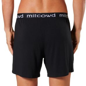 Mitch Dowd Bamboo Loose Knit Boxer Shorts R304 Black