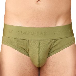 Supawear Ribbed Brief U220SC Green