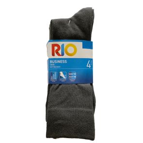 Rio Business Wear 'Em and Pair 'Em Crew Socks 4-Pack S7412W Charcoal
