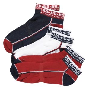 ES Collection Ankle Socks 3-Pack SCK02P Multi