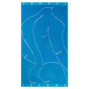 TEAMM8 Physique Beach Towel TA-TLPHQ Azure