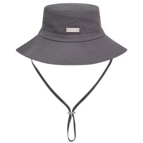 TEAMM8 Statement Wide Brim Bucket Hat TA-WBHSTM Gunmetal