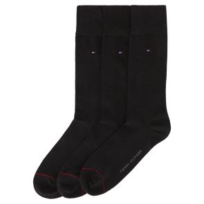 Tommy Hilfiger Dress Crew Socks 3-Pack Black