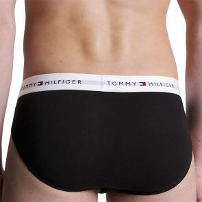 Tommy Hilfiger Signature Logo Waistband Briefs 5-Pack Black