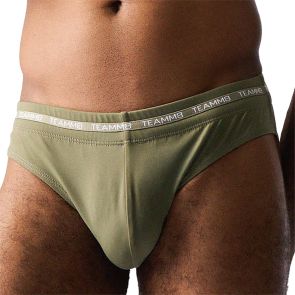 TEAMM8 Ultra Swim Brief TS-SBFUTA Army