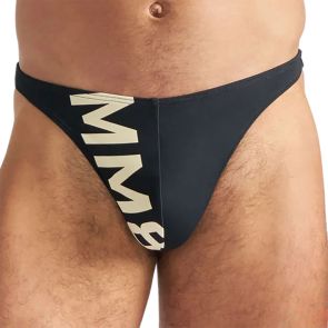 TEAMM8 Arena Swim Thong TS-TGARENA Black