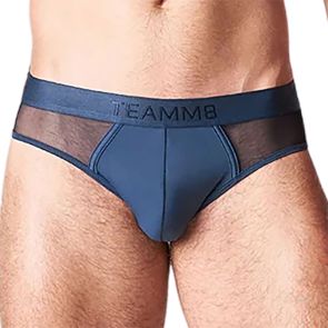 TEAMM8 Score Sheer Slim Brief TU-BF2SCORE Navy