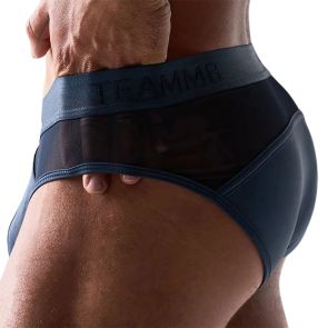 TEAMM8 Score Sheer Slim Brief TU-BF2SCORE Navy