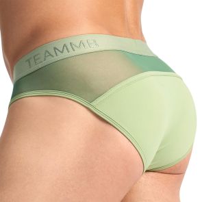 TEAMM8 Score Sheer Slim Brief TU-BF2SCORE Sage