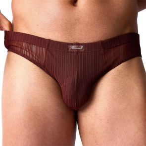 TEAMM8 Romeo Sheer Bikini Brief TU-BKROM Mahogany