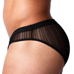 TEAMM8 Romeo Sheer Bikini Brief TU-BKROM Noir