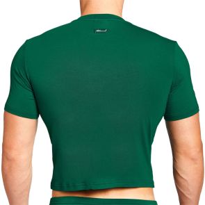 TEAMM8 Body Bamboo Crop Tee TU-CTBODY2 Green